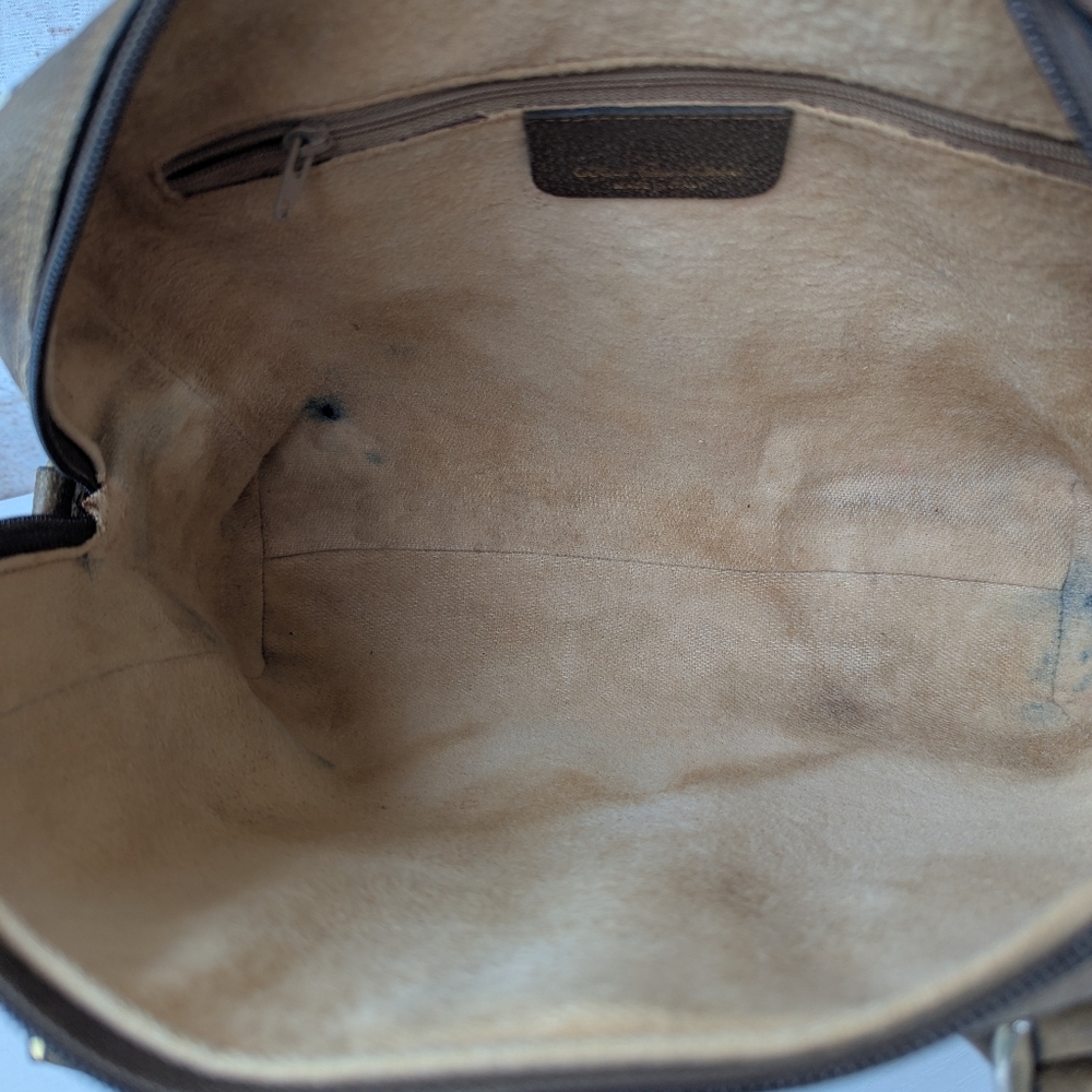 Gucci Beige and Green Satchel Bag - Picture 12 of 16